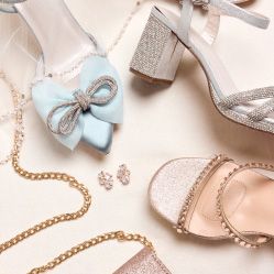 collection of accessories on a table