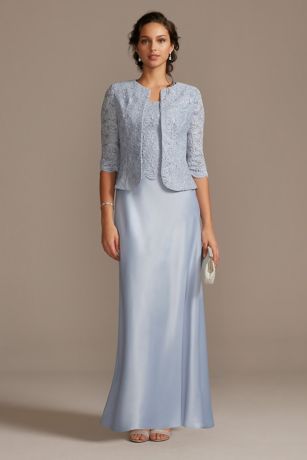 mother of the bride dresses with a jacket