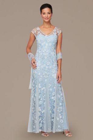 sachin and babi light blue dress EVENING DRESS  Canella Lane