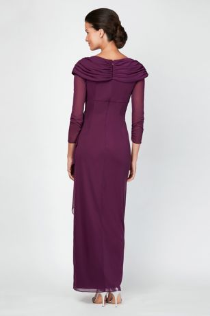 Portrait Neckline Mother of the Bride Dresses