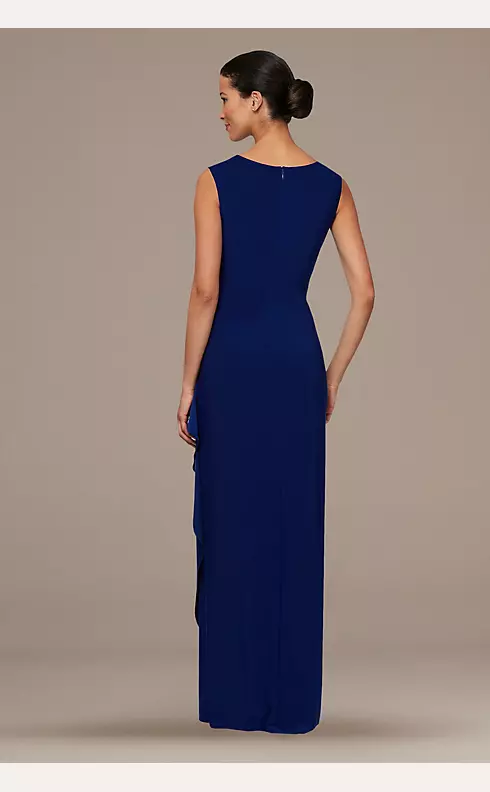 Illusion Sweetheart Neckline Matte Jersey Gown Image 2
