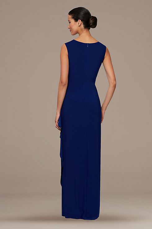 Illusion Sweetheart Neckline Matte Jersey Gown Image 2
