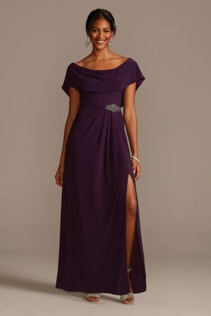 royal purple mother of the bride dresses