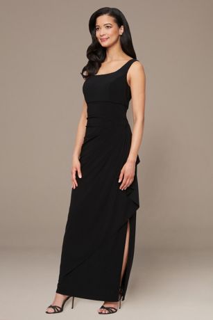Two-Piece Jacket Dress with Foil Trim