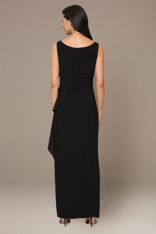 lace maxi dress black Princesa Black Lace Drop Waist Maxi Dress - XS Size - Women's Dresses main image 1