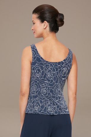 Stretch Knit Metallic TwoPiece Set David's Bridal