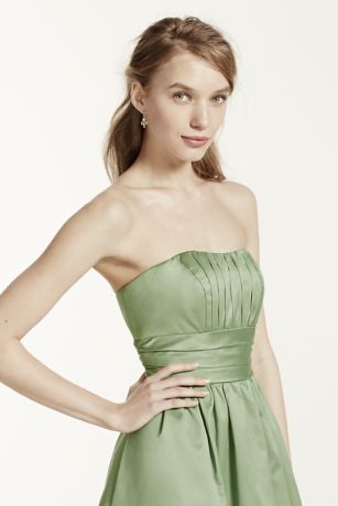 David s Bridal Cotton Sateen Dress