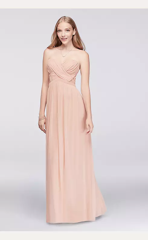 Matte Jersey Gown with Ruched Bodice Image 1