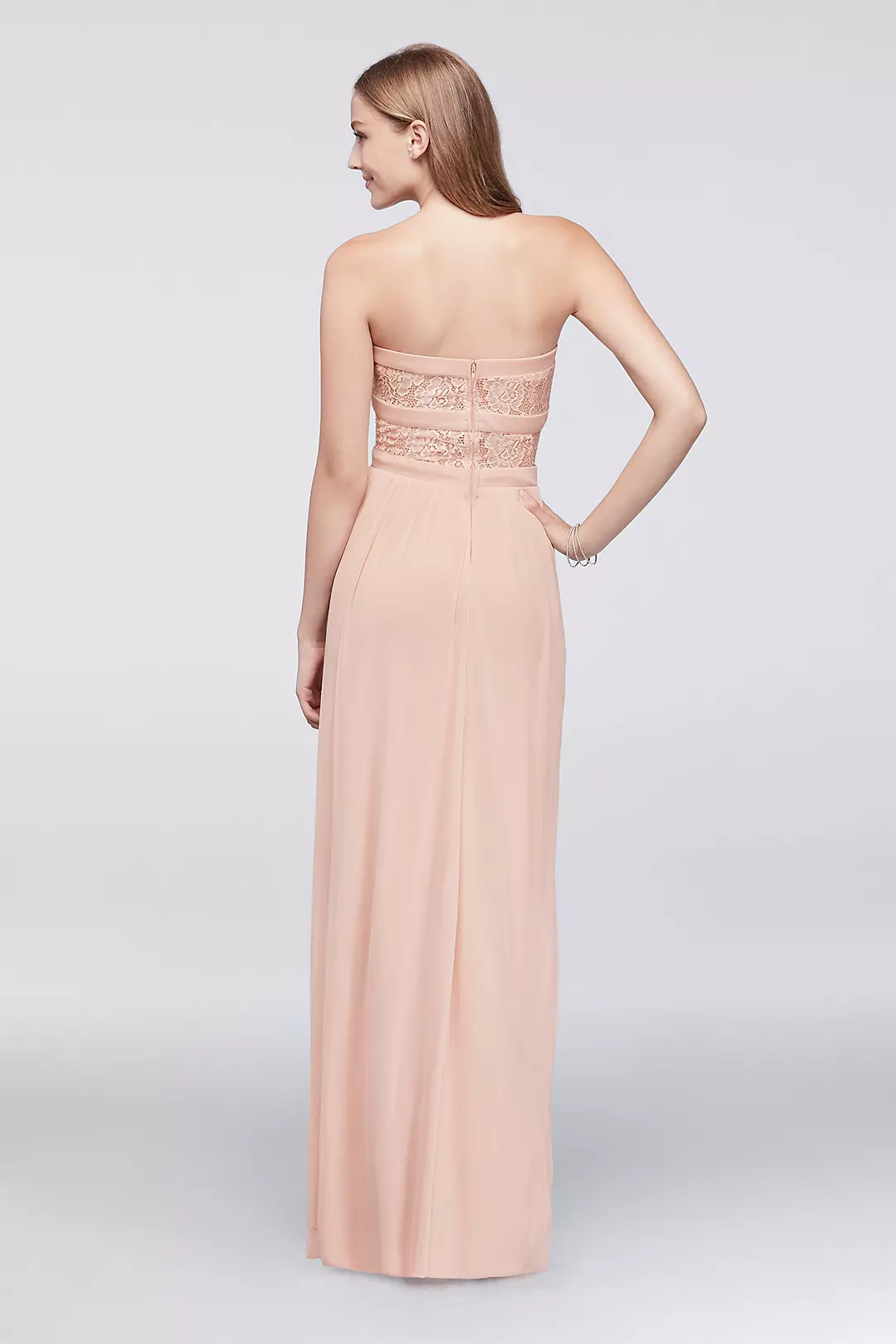 Matte Jersey Gown with Ruched Bodice Image 2