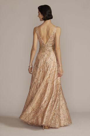 Angela & Alison - 71062 Sleeveless Jewel Embellished A-line Gown