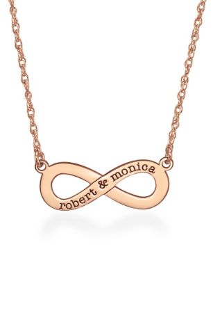 Personalized Names Infinity Symbol Necklace