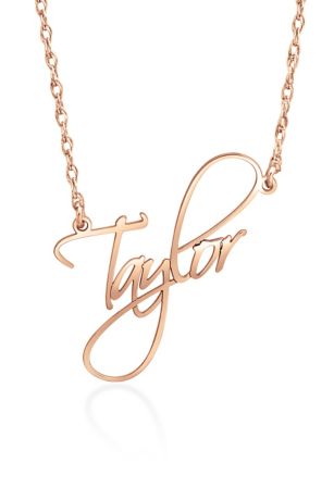 Calligraphy Script Personalized Name Necklace