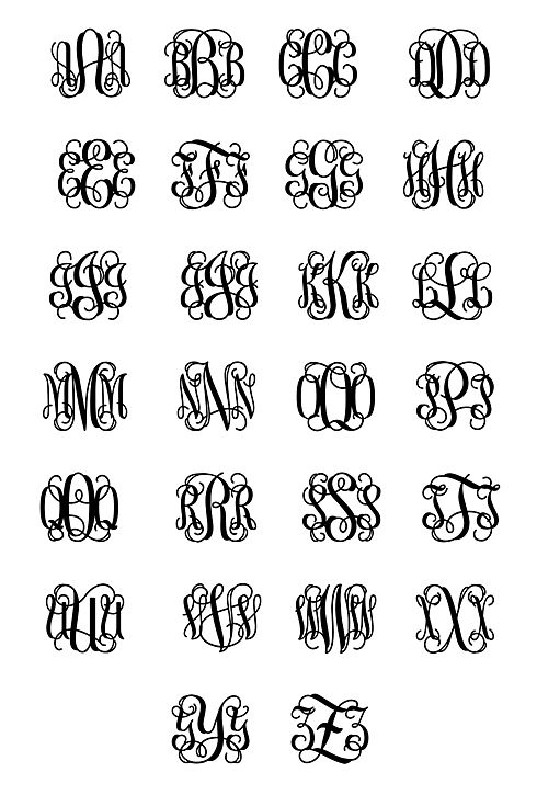 Script Personalized Monogram Pendant Necklace Image 3