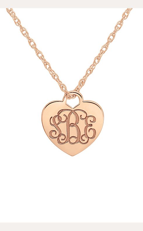 Heart Initials Locket Necklace by Shutterfly