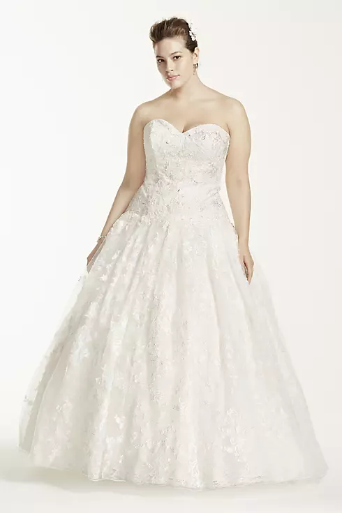 As-Is Wedding Dress with All Over Lace Image 1