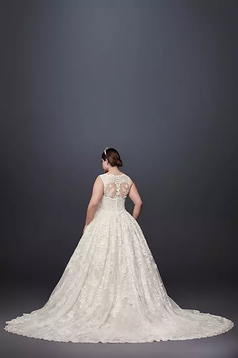 As - Is Lace Plus Size Wedding Dress Image 3