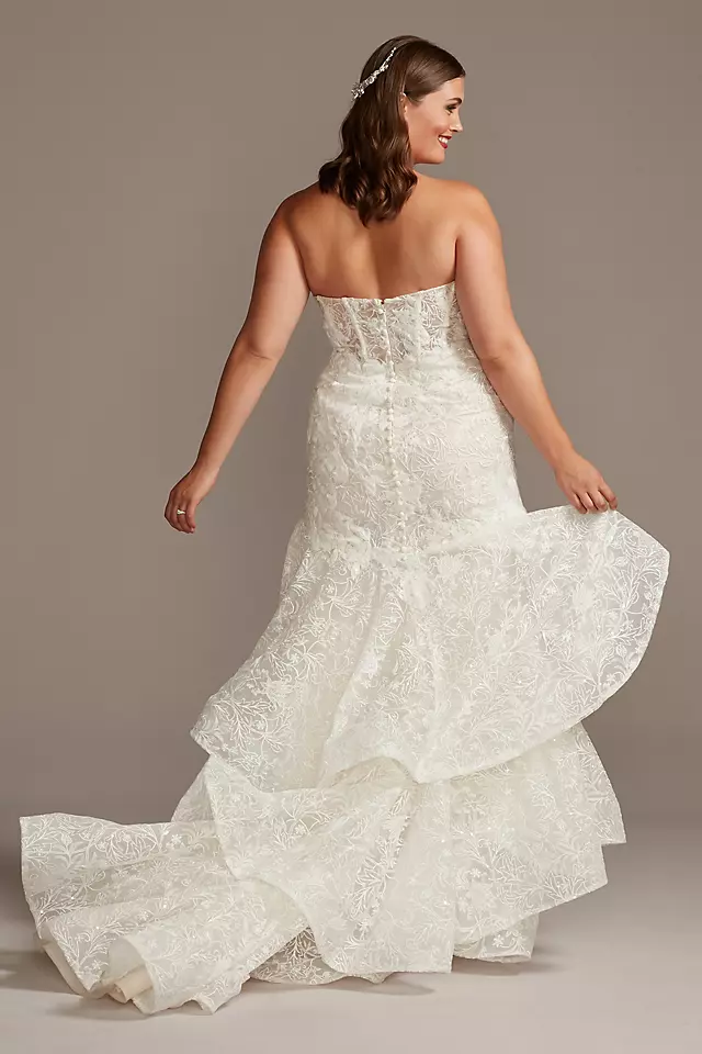 As Is Lace Mermaid Plus Size Wedding Dress Image 2