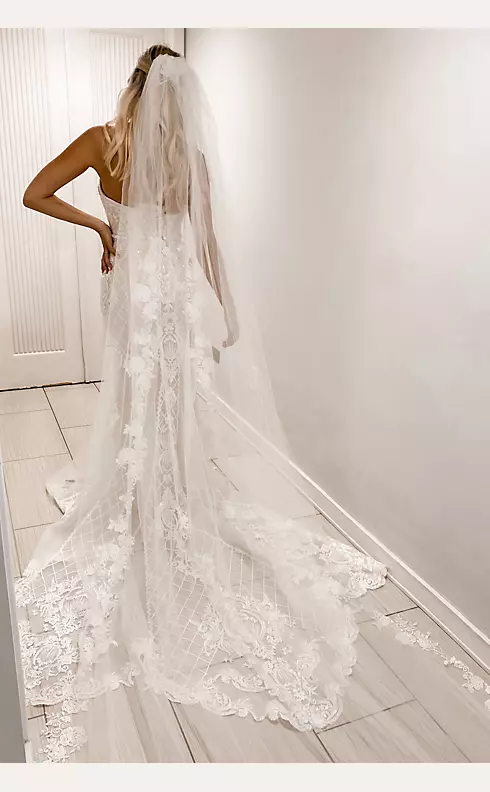 As Is Lace Mermaid Tall Plus Wedding Dress Image 9