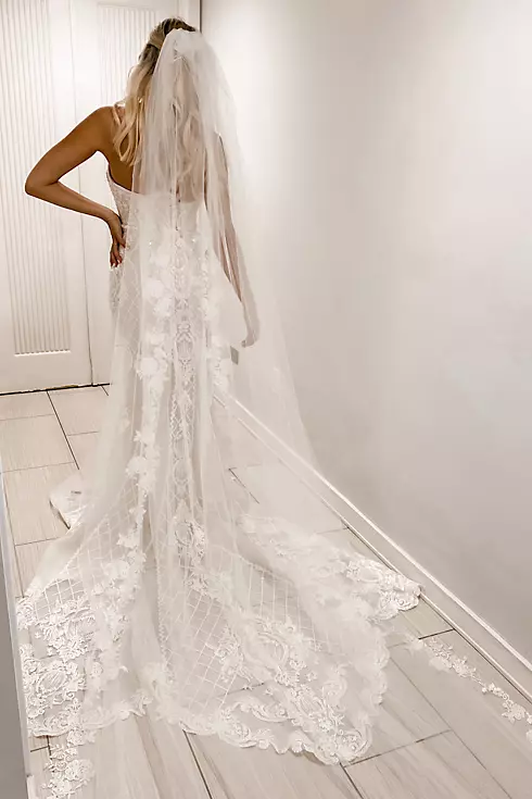 As Is Lace Mermaid Tall Plus Wedding Dress Image 9