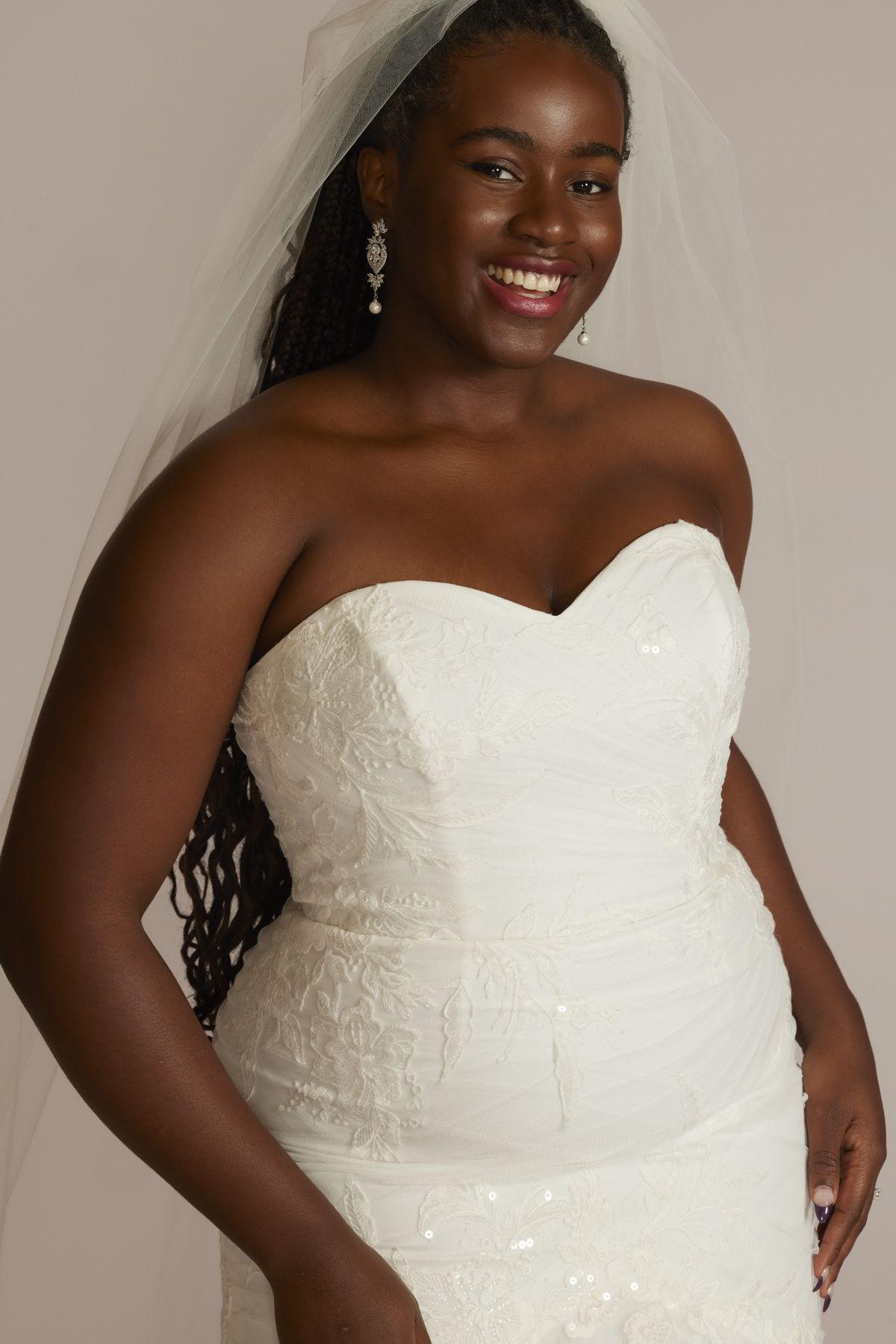 Satin V-Neck Tea Length A-Line Dress