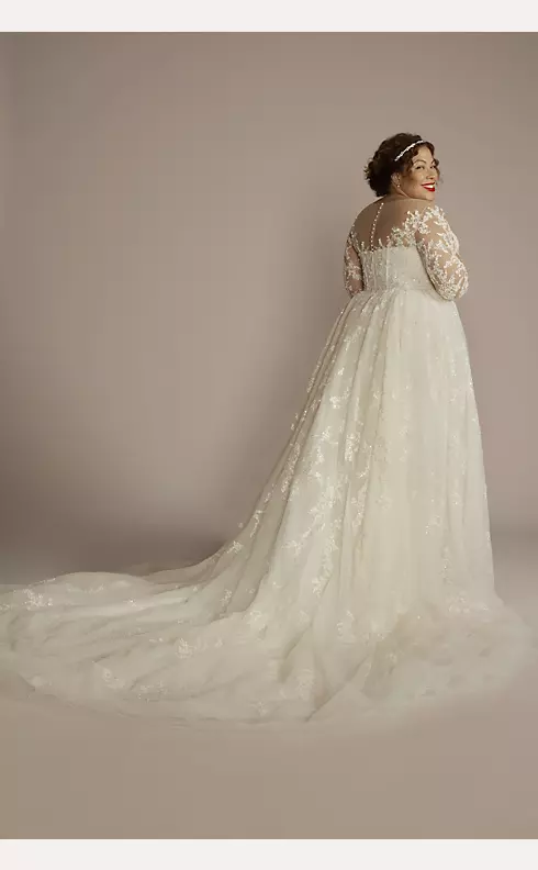 Style PS1437 Long Sleeve Lace Bridal Gown