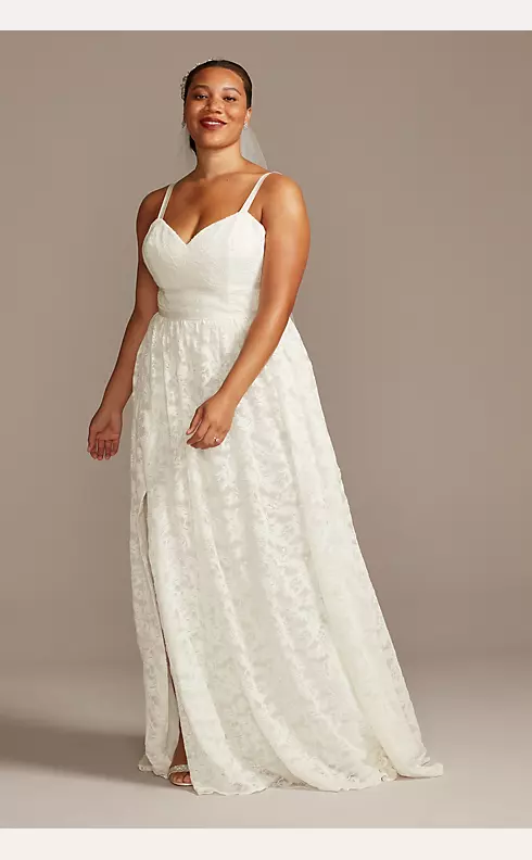 As Is Lace Plus Size Wedding Dress Image 1