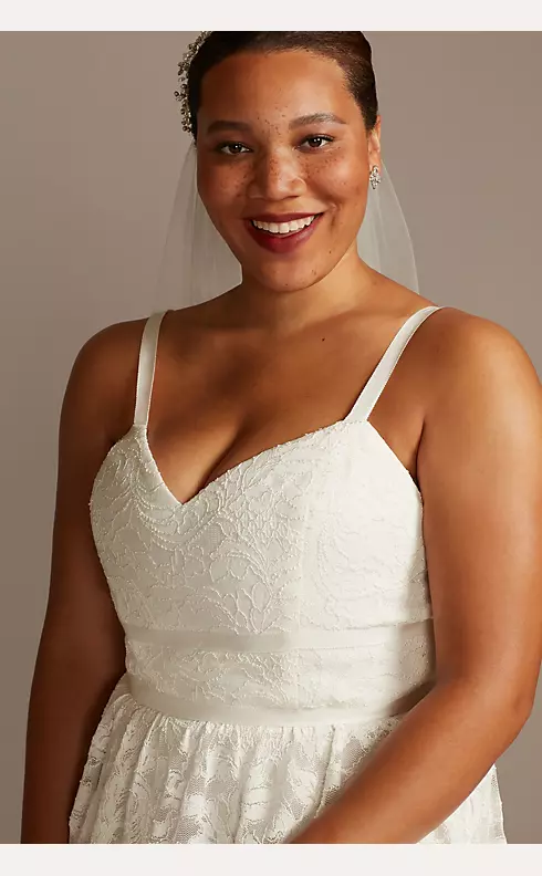 As Is Lace Plus Size Wedding Dress Image 3