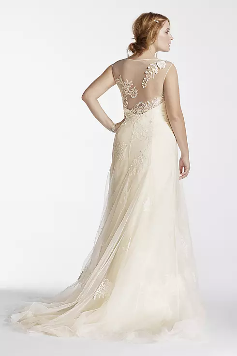 As-Is Melissa Sweet Tank Plus Size Wedding Dress Image 2