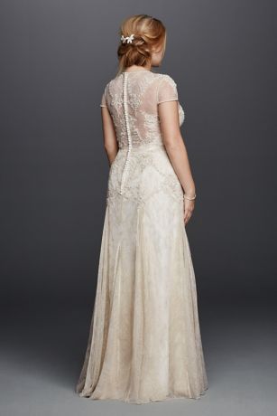 david's bridal melissa sweet cap sleeve