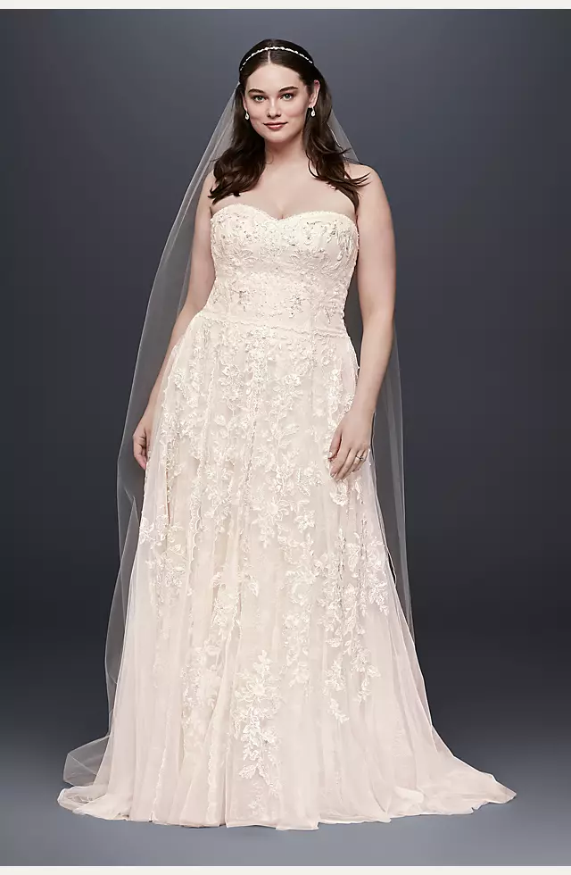 Melissa Sweet  Lace A-Line Wedding Dress Image