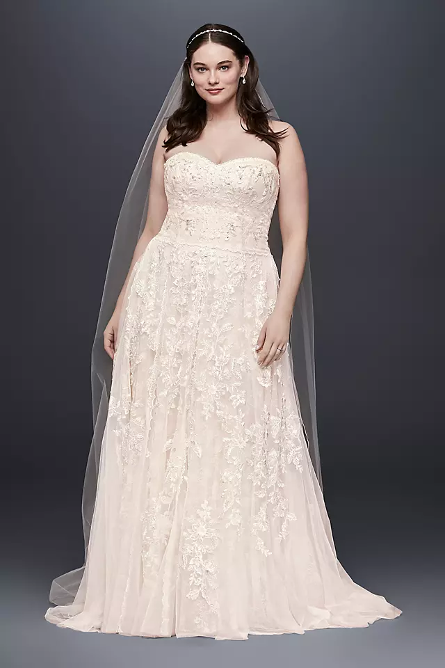 Melissa Sweet  Lace A-Line Wedding Dress Image