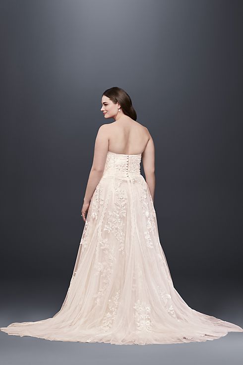 Melissa Sweet  Lace A-Line Wedding Dress Image 2