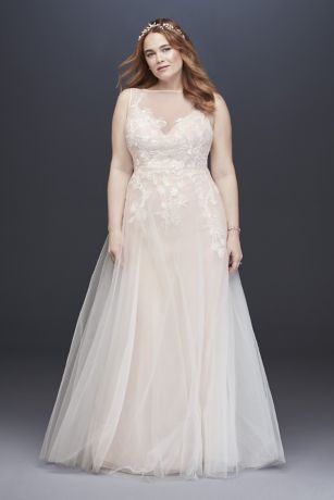 western style wedding dresses plus size