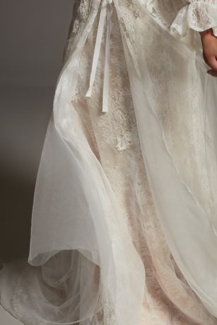 vera wang Lara　US6 White by Vera Wang Ombre Tulle Wedding Dress | David's Bridal