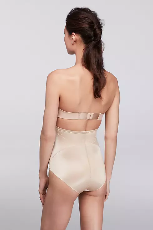 Satin Control High Waisted Brief Image 2