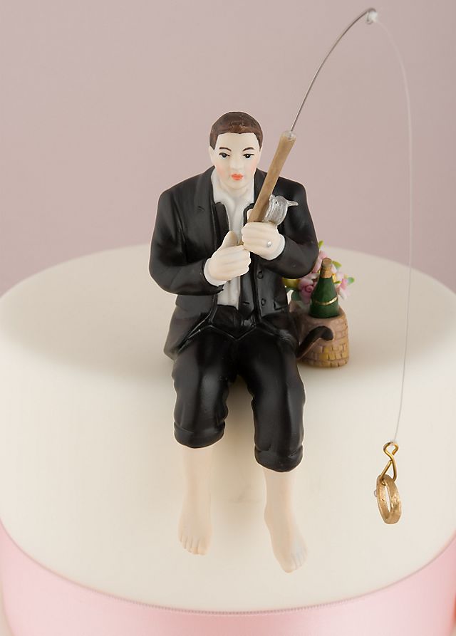 Hooked on Love Cake Topper Image 4
