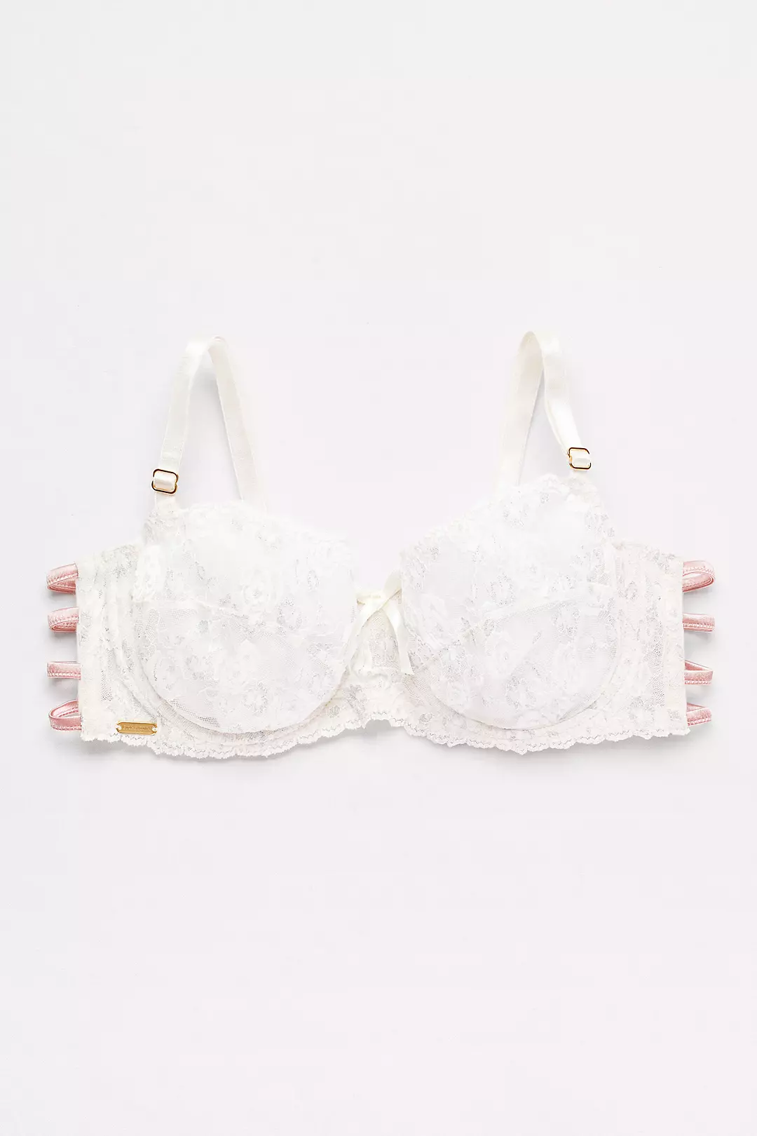 Fiorentina Unlined Lace Bra with Strappy Sides Image