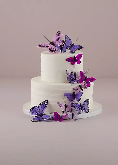 Beautiful Butterfly Cake Decorative Pack of 25 Image 1
