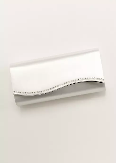 Dyeable Scallop Edge Clutch Image 1