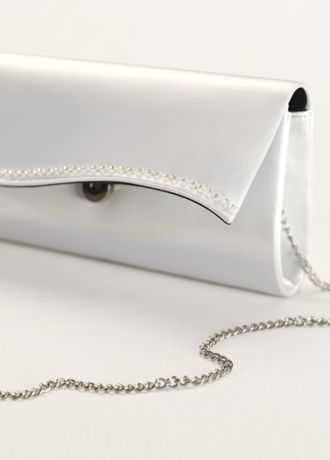 Dyeable Scallop Edge Clutch | David's Bridal