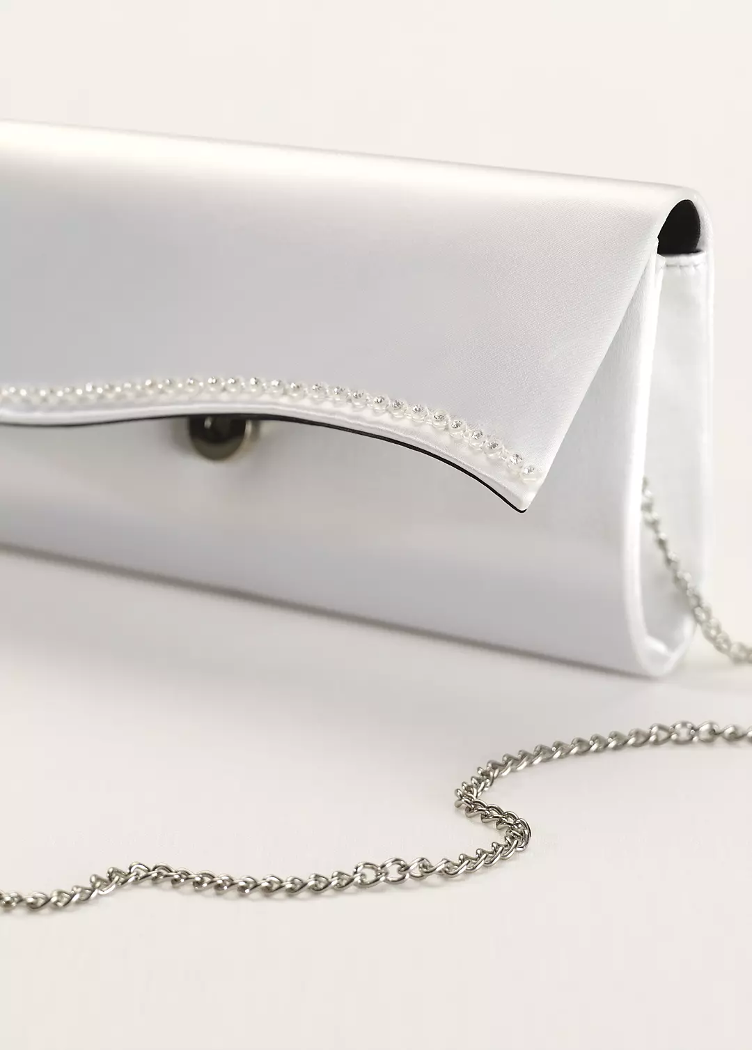 Dyeable Scallop Edge Clutch Image 3