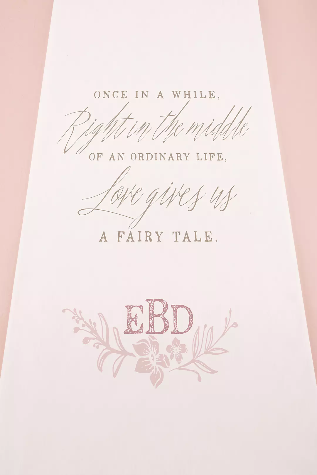 Personalized Modern Fairy Tale Aisle Runner Image