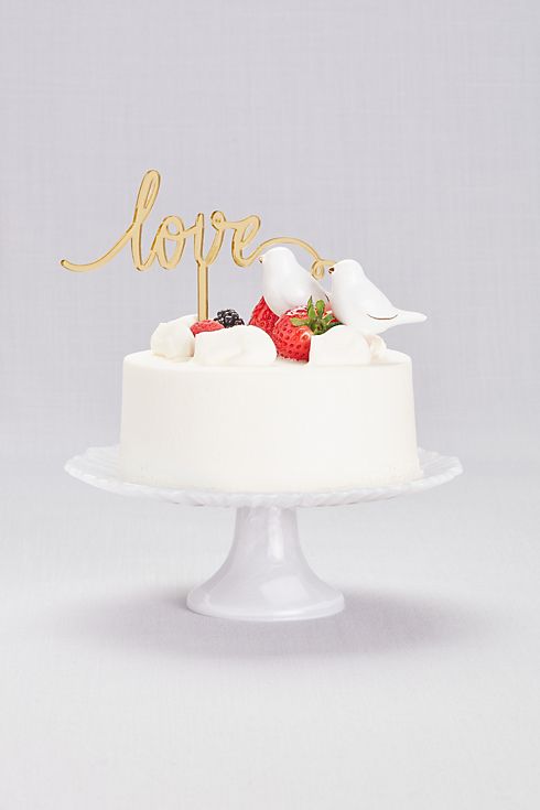 Lovebirds Cake Topper Image 5