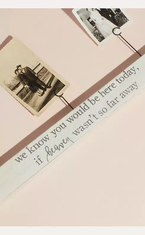 Memorial Message Picture Holder