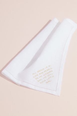 Your Little Girl Embroidered Handkerchief