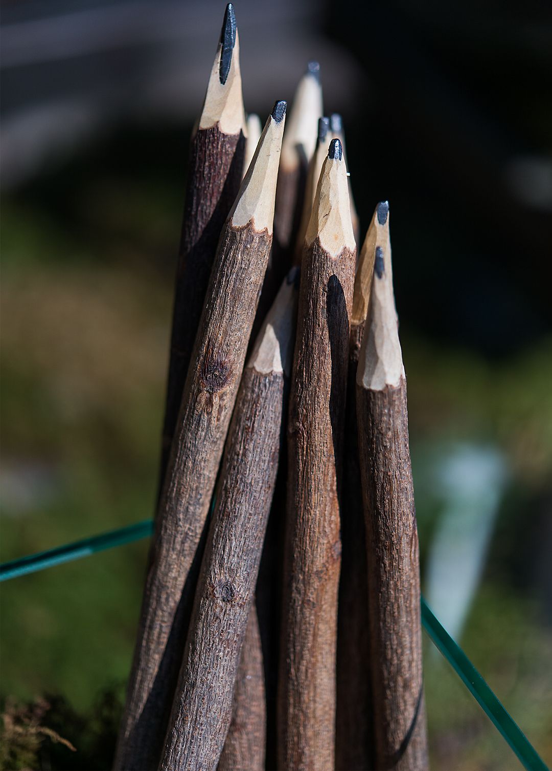 Rustic Wood Pencils Pack of 5 Image 3