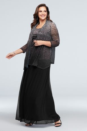 plus size evening gowns clearance