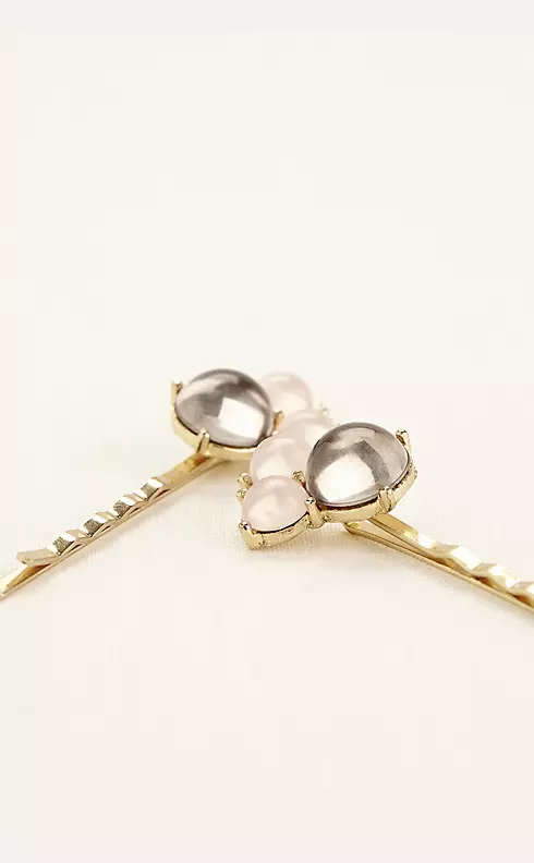 Set of Two Bauble Bobby Pins Image 1