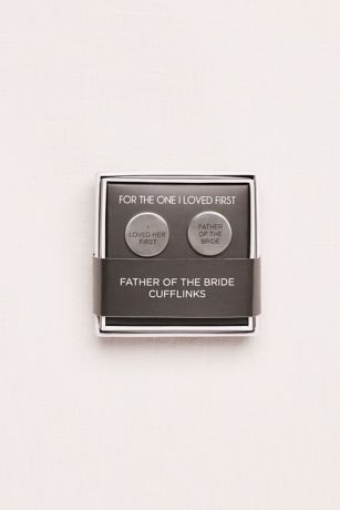 thumbnail image 2 of Father Of The Bride White Wedding Cufflinks – Clinks Australia, New With Tags 2 of 5