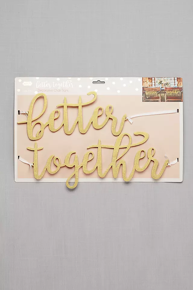 Better Together Chair Sign  Image 5